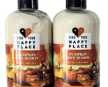 2 Pack Find Your Happy Place Pumpkin Spice Season Body Lotion Cream 10oz - $25.99