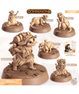 3D Printed Cast n Play Otto - Otter Companions 28mm 32mm D&amp;D - $180.42 MXN+