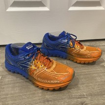 Brooks Glycerin 12 Men’s Size 10.5 D Running Shoes Sneakers Orange Blue - £59.12 GBP