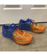 Brooks Glycerin 12 Men’s Size 10.5 D Running Shoes Sneakers Orange Blue - $75.16