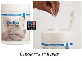 Top Performance ProEye 160 ct WIPES Pop Up Dispenser TEAR STAIN REMOVER ... - $19.99