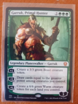 Garruk Primal Hunter Planeswalker Mythic Magic The Gathering Commander 2... - $2.57