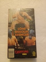 Lone Shaolin Avenger Vhs! 1980 Action! Method Man Brand New Sealed. - £19.82 GBP