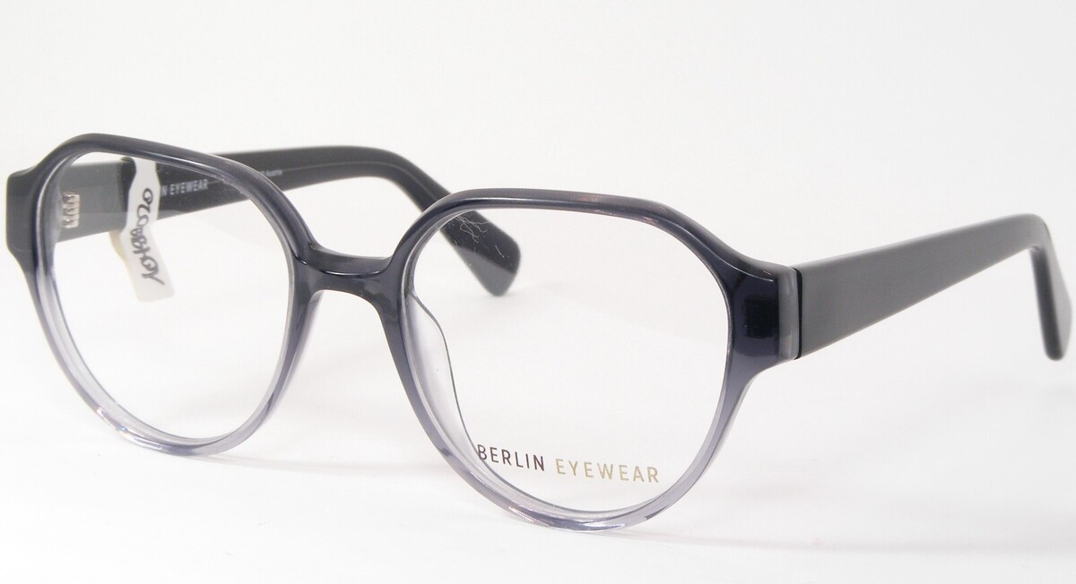 Gafas De Sol Berlin Eyewear BERE683-1 De Degradado Gris Único Raro 50-17... - $95.78