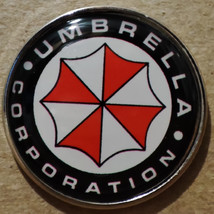 Resident Evil Umbrella Corporation Logo Enamel Pin RE Collectible Badge - £1.55 GBP