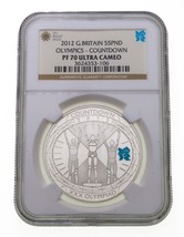 2012 Great Britain S5£ Olympics - Countdown Silver Coin NGC PF70 Ultra C... - $79.19