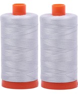 Aurifil Mako 50wt Thread 2 Large Spools Dove 2600 Color - $64.92 CAD