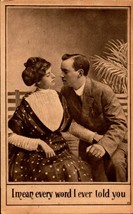 1909 Romance Postcard &quot; I M EAN Every Word I Ever Told You &quot; Bkc - £4.69 GBP