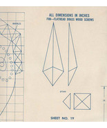 Modern Handcraft , Inc. Sheet No.19 Vanity, Masques, Bed Table,Tool Cart... - £1.57 GBP