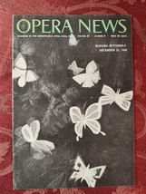 Rare Metropolitan Opera News Magazine December 22 1958 Madama Butterfly Puccini - £12.94 GBP