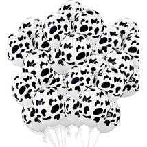 50 Pcs Cow Balloons Funny Cow Print Balloons For Children&#39;S Party Wester... - £13.36 GBP