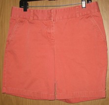Womens 10 J. Crew Rust Orange Shorts - £8.72 GBP