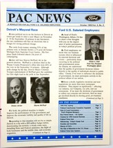1993 Ford PAC News Oct 1993 Vol. 3 No. 2    4293 - £3.09 GBP