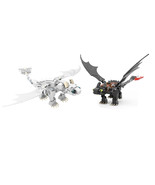 Toothless Night Fury Dragon and His Girlfriend Light Fury Dragon 465 Pieces - $53.77 CAD