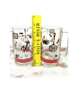 Vintage Hazel Atlas Glass Beer Mugs – Set of 2 Mid-Century Barware, Nove... - €20,63 EUR