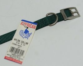 American Leather Specialties 14691 Dog Collar Green Small Nylon Pkg 1 image 4