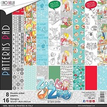 Ciao Bella Paper Papr Pck 12&quot; 8/PKG, Us:One Size, Zoe &amp; Ziggy, 8 Designs/1 Each - £14.20 GBP
