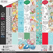 CIAO BELLA PAPER PAPR PCK 12&quot; 8/PKG, us:one size, Zoe &amp; Ziggy, 8 Designs... - £14.23 GBP