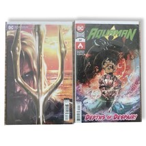 Aquaman Comic Book Lot #63 Variant Cover + #64 Depths Of Despair NM+ - £5.39 GBP