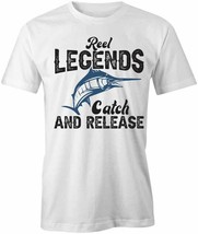 Reel Legends Catch And Release T Shirt Tee Short-Sleeved Cotton Fish S1WSA136 - £12.94 GBP+