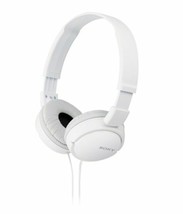 Sony MDR-ZX110 Zx Series Headphones White MDRZX110 Wired Over Ear #6 "Open Box" - $14.50