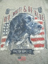 Vintage Tractor Supply Co T Shirt Hunting Dog Field Test Red White Ol&#39; B... - £13.16 GBP