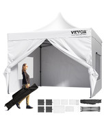 VEVOR Pop Up Canopy Tent Outdoor Gazebo Tent 10x10FT with Sidewalls &amp; Ba... - £189.74 GBP