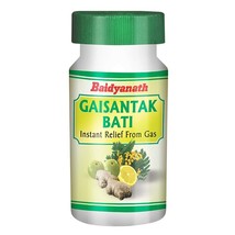Baidyanath Gaisantak Bati - Instant Relief from Gas &amp; Indigestion - 100 Tablets - £8.71 GBP