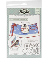 Karen Burniston Dies-Snowman Twist Circle Pop-Up - $374.93 MXN