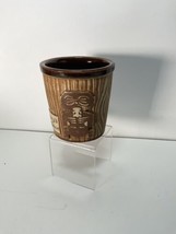 Harvey&#39;s Lake Tahoe Mai Tai Tiki Mug  Brown OMC Otagiri Sticker Vintage EUC - £11.93 GBP