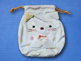 San-X Character Sumikko Gurashi Sumikkogurashi Drawstring Bag Pouch Neko - £31.26 GBP