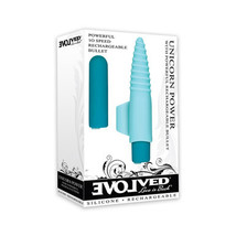 Evolved Unicorn Power Rechargeable 10-Speed Bullet Vibrator With Silicone Unicor - £32.98 GBP