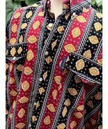 Vintage Valdrome French Cotton Provence Western Shirt Sz 6 XL France - $143.55