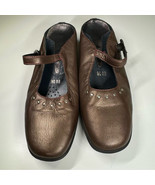 Stonefly Italian Leather Blusoft Gel Heel Mary Jane Mules Women Size 7 U... - $33.57 CAD