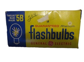 General Electric 5B Camera Flashbulbs Original Box - Box Only - $17.81