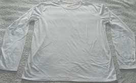 Rag &amp; Bone NY 100% Cotton Long Sleeve Crew neck Tee White Size Medium NWOT - €31,05 EUR