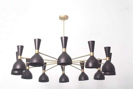 24 Light Stilnovo Style Diabolo Ceiling Chandelier Mid Century Design Ceiling - £765.67 GBP