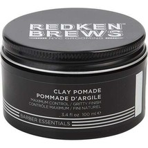 Redken By Redken Brews Clay Pomade Maximum Control 3.4 Oz For Men - $38.36