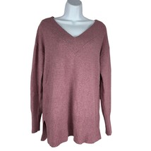 A.N.A. A New Approach Women&#39;s V-Neck Pullover Knit Sweater Size M Purple - £14.46 GBP