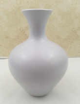 Vintage Haeger Pottery 1997 Imperfect Lavender Bulb Shaped Vase - £17.51 GBP