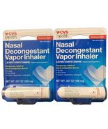 2 PC  Vapor Inhaler Nasal Decongestant 0.007 oz each CVS Health - $270.20 MXN