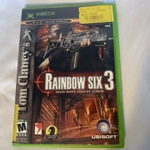 Tom Clancy&#39;s Rainbow Six 3 Original Xbox Game NTSC Squad Based Counter Terror - £5.39 GBP