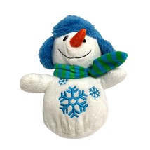 Dan Dee Collectors Choice White Snowflake Snowman Plush Stuffed Animal Doll Toy - £8.62 GBP
