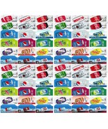 Qty 72 SODA MACHINE VENDING VARIETY LABEL PACK, Late Style and Size, 4 of each - $57.37
