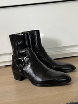 Saint Laurent YSL Wyatt Harness Boots. Black. US Size 41.5. $1390 Brand ... - £628.72 GBP