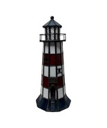 Beautiful Patriot&#39;s Point by Bill Job Lighthouse Table Bedside Lamp Naut... - $41.16 CAD