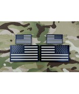 Infrared US Flag Standard &amp; Mini Uniform Patch Set IR Army Navy Air Forc... - $34.95