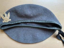 Sombrero boina de las FDI del ejército de Israel con insignia de la Fuer... - $28.97