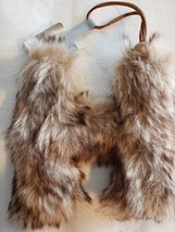 Christmas Holiday Aspen Binned Fuzzy Furry Brown Initial/Letter &quot;H&quot; Orna... - $28.06 CAD