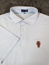 Stitch Golf Polo Shirt Mens Medium Powder Blue Short Sleeve Naples Natio... - $14.79